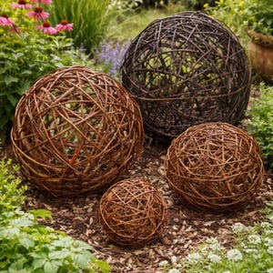 Weidenkugel Weidenball Dekokugel Kugel Rebenkugel Dekobälle Garten 10 a 50cm