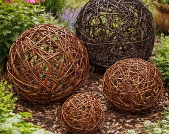 Weidenkugel Weidenball Dekokugel Kugel Rebenkugel Dekobälle Garten 10 a 50cm