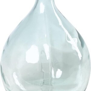 Blumenvase, Weinballon, Vase, Bodenvase, hellgrau/hellblau, Vintage, Loft, Weinflasche, Blumenttopf, Transaprent, Gärballon, Deko image 3