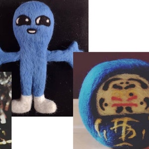 Custom felted ornaments of anything you can think of. Personalised felted gifts for friends, family. Sports customs, cartoons, objects