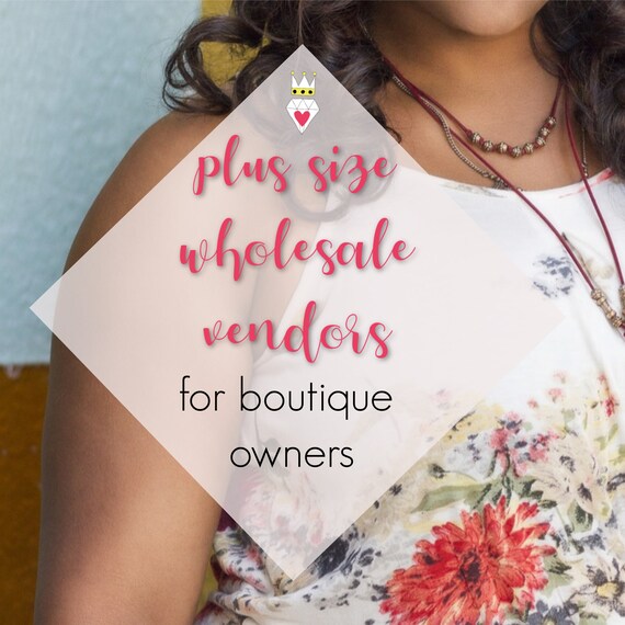 plus size vendors wholesale