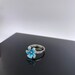 Sterling Silver Floral Ring With Enamel, Handmade Colorful Flower ...