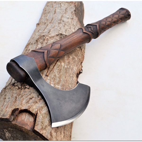 Viking personalized axe "Harvest"- Jera is a rune of patience and movement with the harmony with natural tides of life.