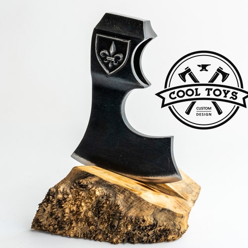 D2 Steel Professional Axe Head "Lily & Fenix" with extremely high level