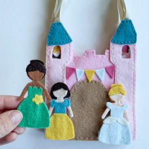 SVG Cut File Mini Quiet Book Muster und Vorlagen | Prinzessin Schloss Filz Basteln für Kinder