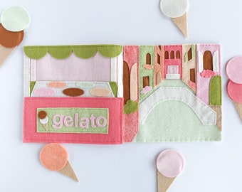 Easy Quiet Book Pattern for Beginners, Gelato in Venice