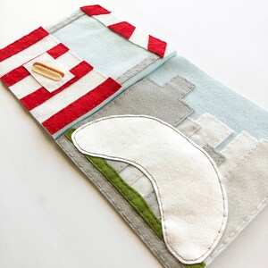 Easy Quiet Book Pattern for Beginners, Hotdogs in Chicago