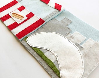 Easy Quiet Book Pattern for Beginners, Hotdogs in Chicago
