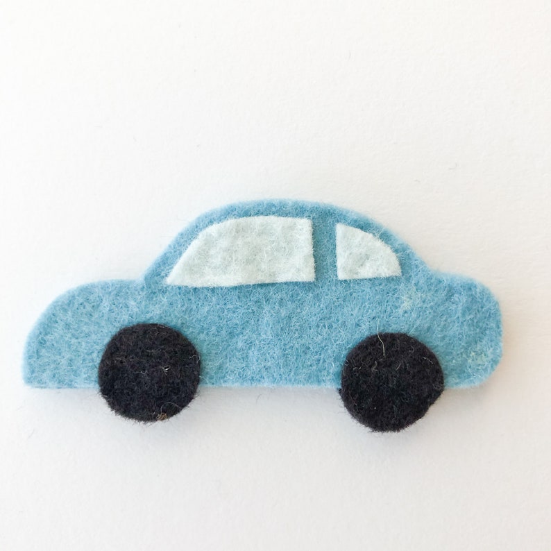 Nosew Car Figurines Felt Cars Car Toys Etsy