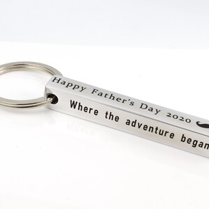 Custom Bar Keychain,Personalized Keychain,Custom Coordinates Keychain,Personalized Key ring,Customized Mum Keyring,Husband Gift,Gift for Mum