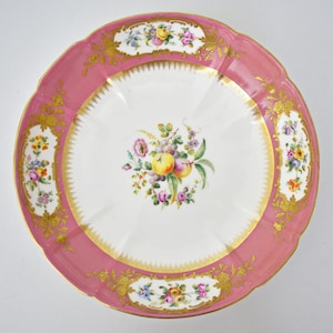 Feine antike handbemalte Coalport William Kochen (Koch) Schale, 1851-61