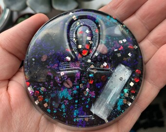 Orgonite® Ankh Tower Buster - Sacred Geometry Orgone Generator® Egyptian Key of Life