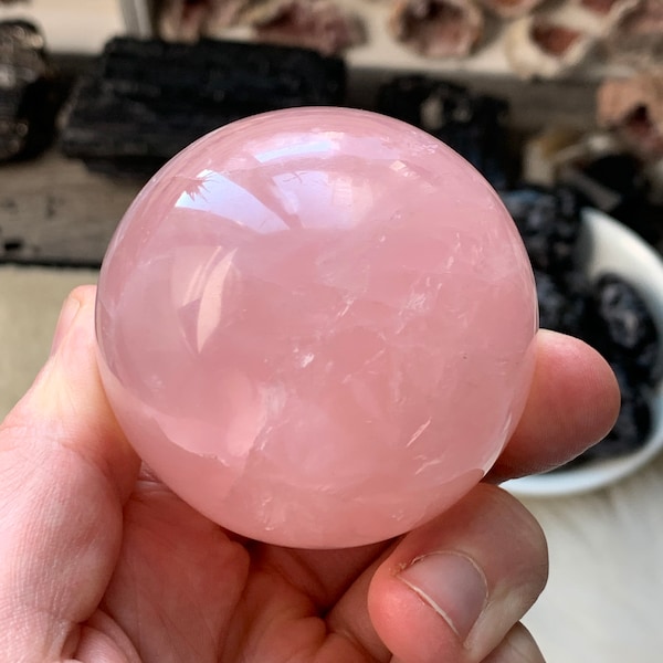 Pink Crystal Ball - Etsy