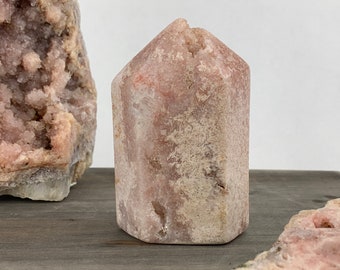 PINK AMETHYST Crystal Tower - Energy Healing Crystal Cluster, Home Decor, House Warming Gift