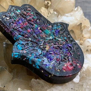 Orgonite® Hamsa TOWER BUSTER - EMF 5G Protector - Sacred Geometry