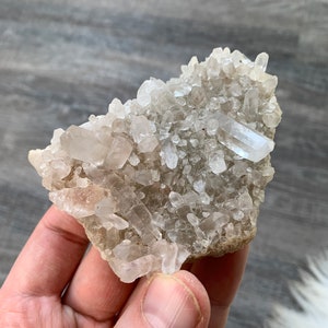 CLUSTER DE CRISTAL DE ZEOLITA - Quartzo, Apofilita e Stillbite - Pedra Bruta Natural Bruta - Aquecimento de Casa, Presente Espiritual, Cura Energética, Z34