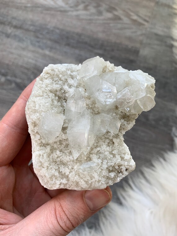ZEOLITE CRYSTAL CLUSTER Quartz Apophyllite and Stillbite Etsy
