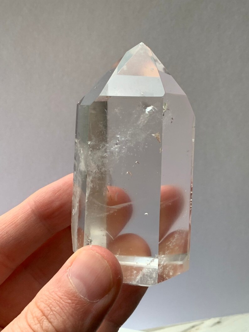 Cristal QUARTZ QUALITÉ GEMME Naturelle Inclusion arcenciel Etsy
