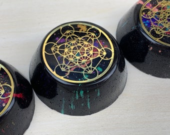 Orgonite® Towerbuster - Metatron's Cube Colorsplash Mini