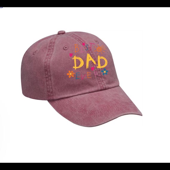 Worlds Best Dad Ever Hat, Dad Hats for Men, Personalized Basebal 並行輸入品 Best Dad Ever Hat, World\u0027s Best Dad, Fathers Day Gift From Toddler
