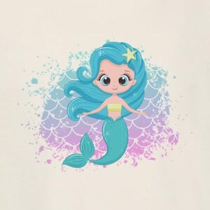 Meerjungfrau Shirt Mädchen, Meerjungfrau Geschenke für kleine Mädchen, Meerjungfrau-T-Shirt, Meerjungfrau-T-Shirt, Meerjungfrau-T-Shirt, Kleinkind-Nixe-T-Shirt
