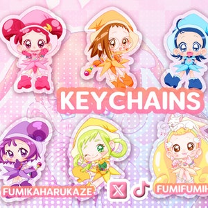 Ojamajo Doremi acrylic keychains