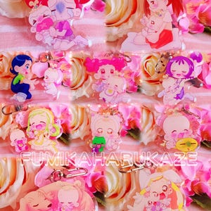 Hanachan & Ojamajo Doremi acrylic keychains
