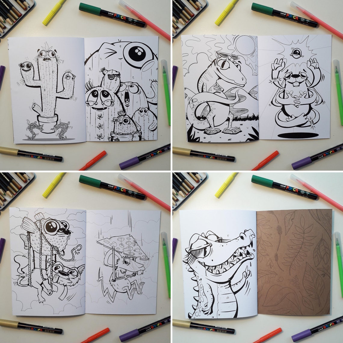 NEW Oodles of Doodles VOL 2 A5 colouring book drawing Etsy