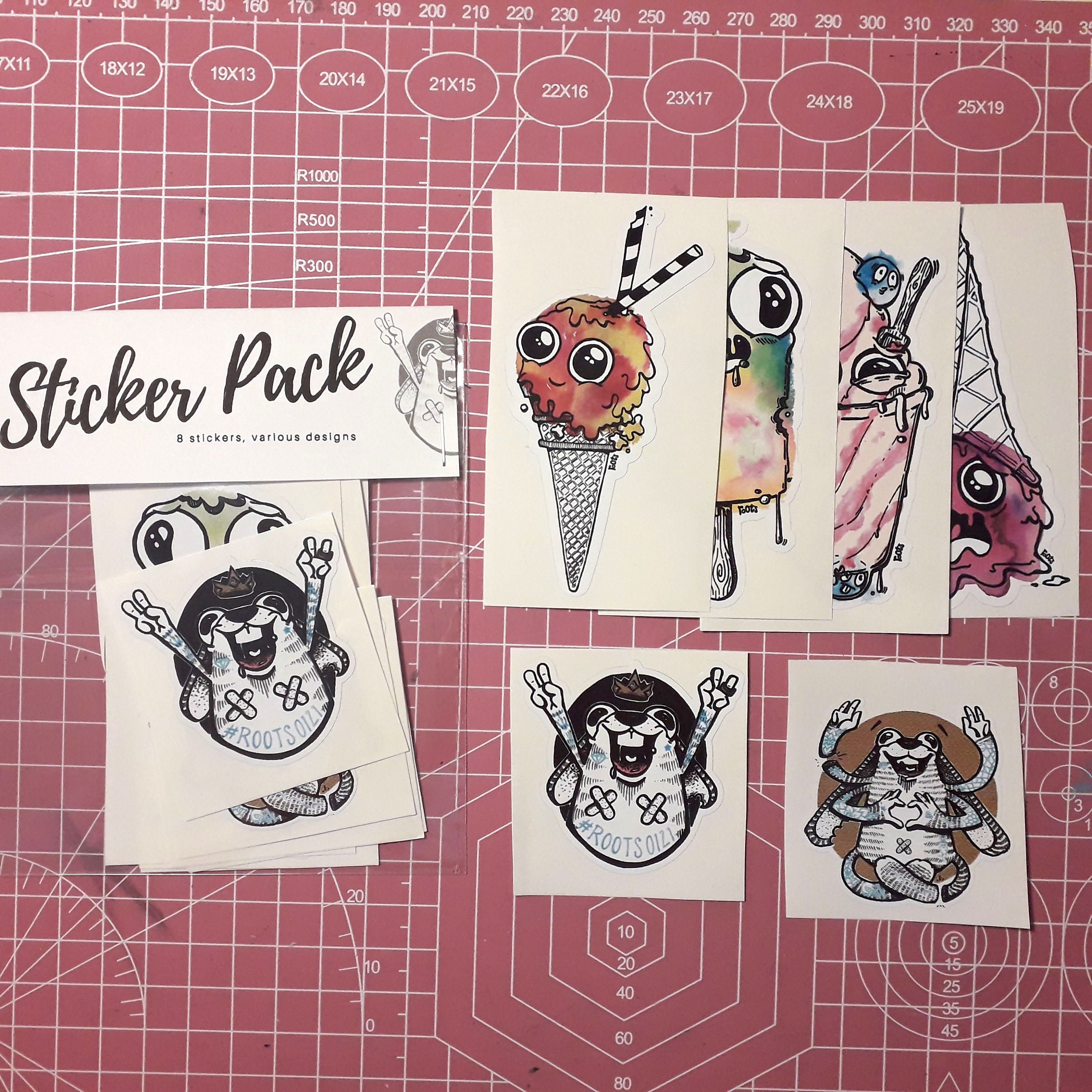 Sticker packs 4 different types Brand new stickers Etsy