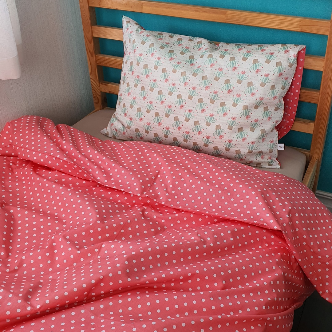 Cute Duvet Cover Set Cotton Duvet Cover Girl Bedding Single Etsy