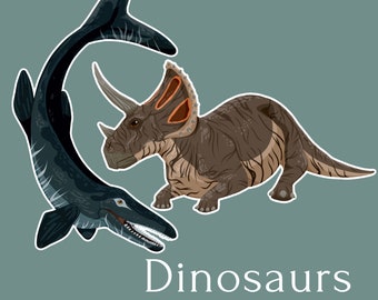 Dinosaur Sticker Collection