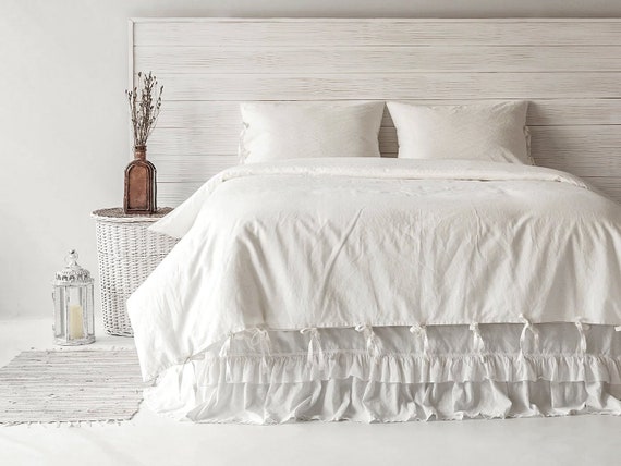Linen Duvet Cover Set Twin Full Queen King California King Etsy