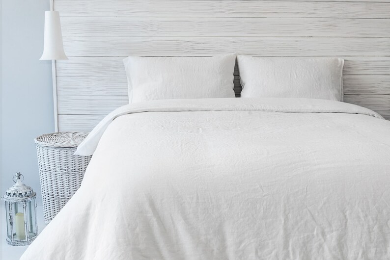 100 Linen Duvet Cover Twin Full Queen King California King Etsy