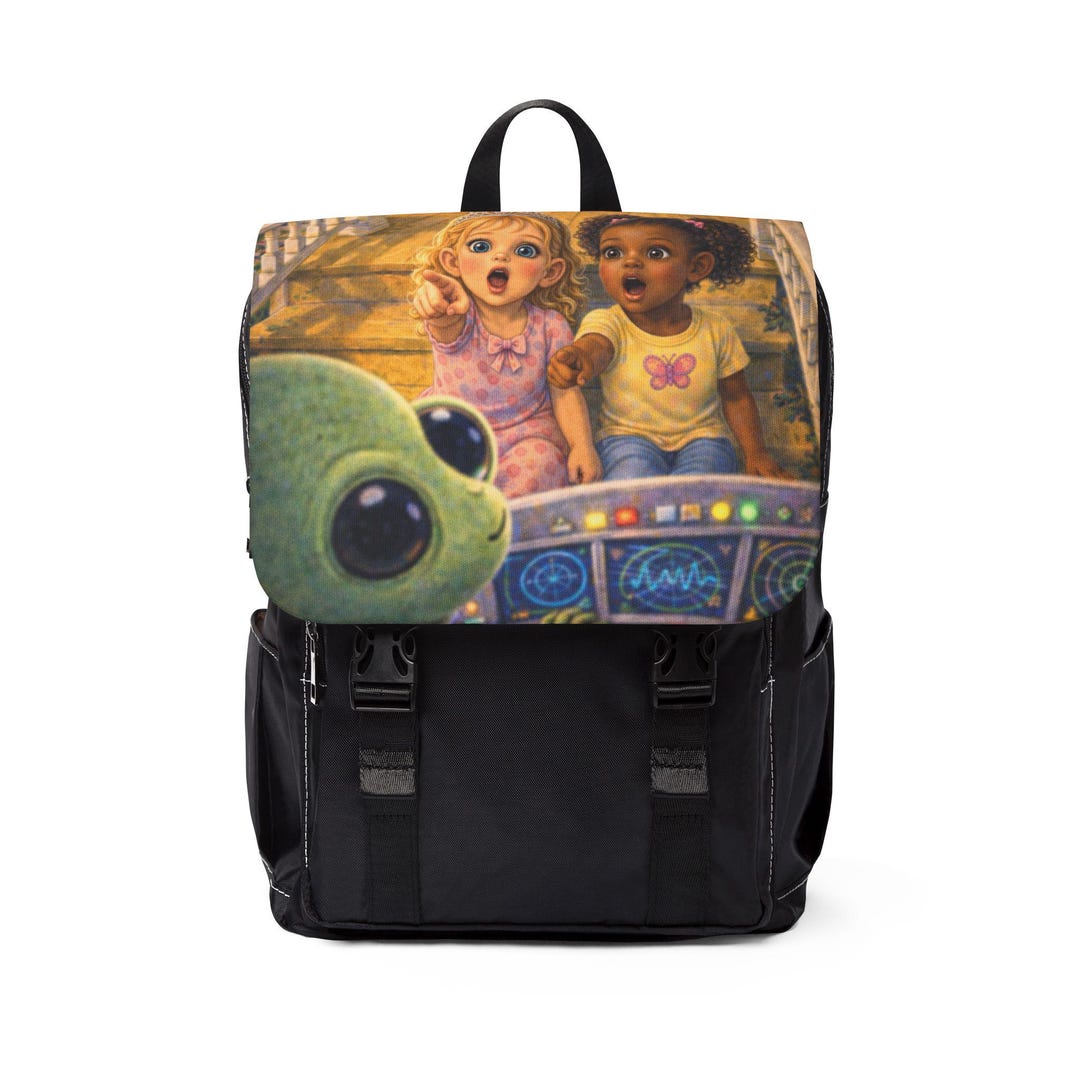 Kids Alien Backpack | Cartoon Space Travel Rucksack - Etsy