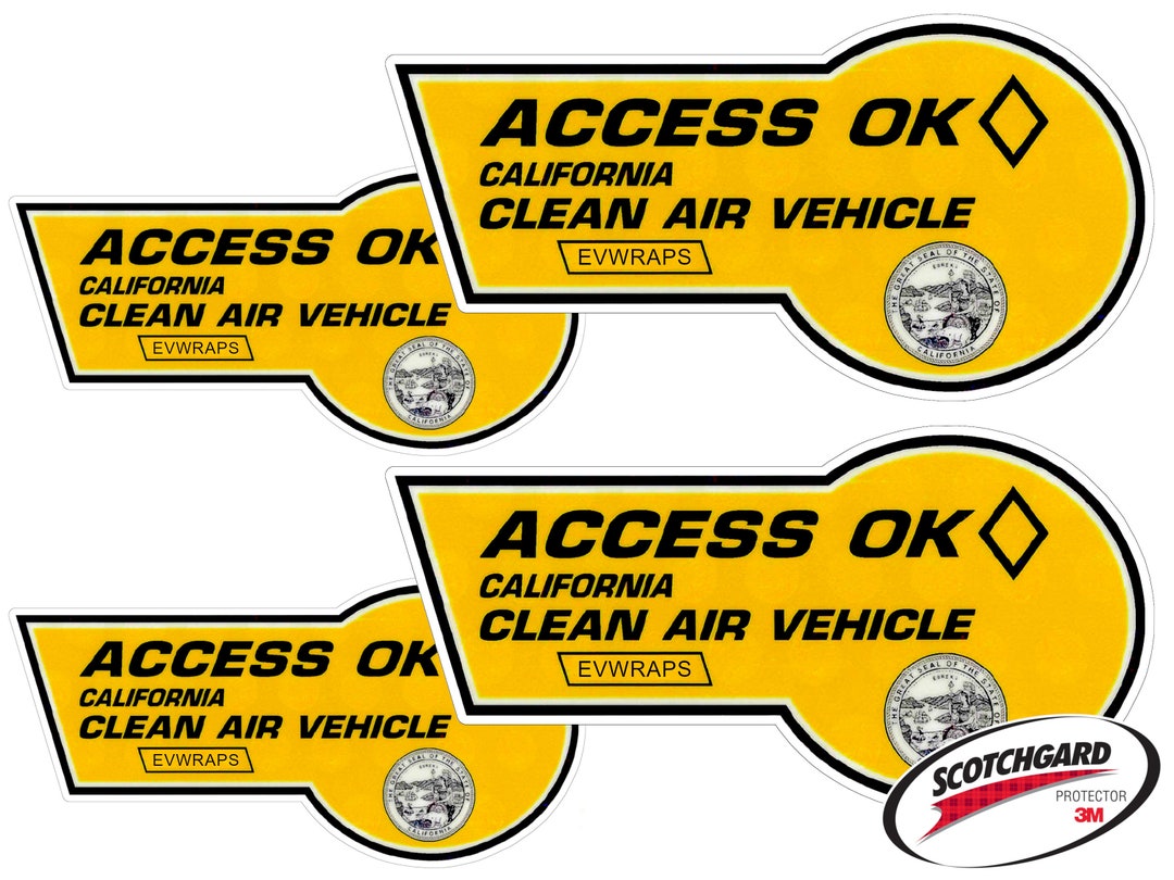 CA HOV Decals Arrived Chevy Bolt EV Forum