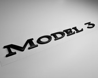 Model 3 Badge