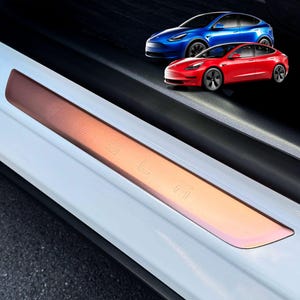 Model Y & Model 3 Rose Gold Einstiegsleisten