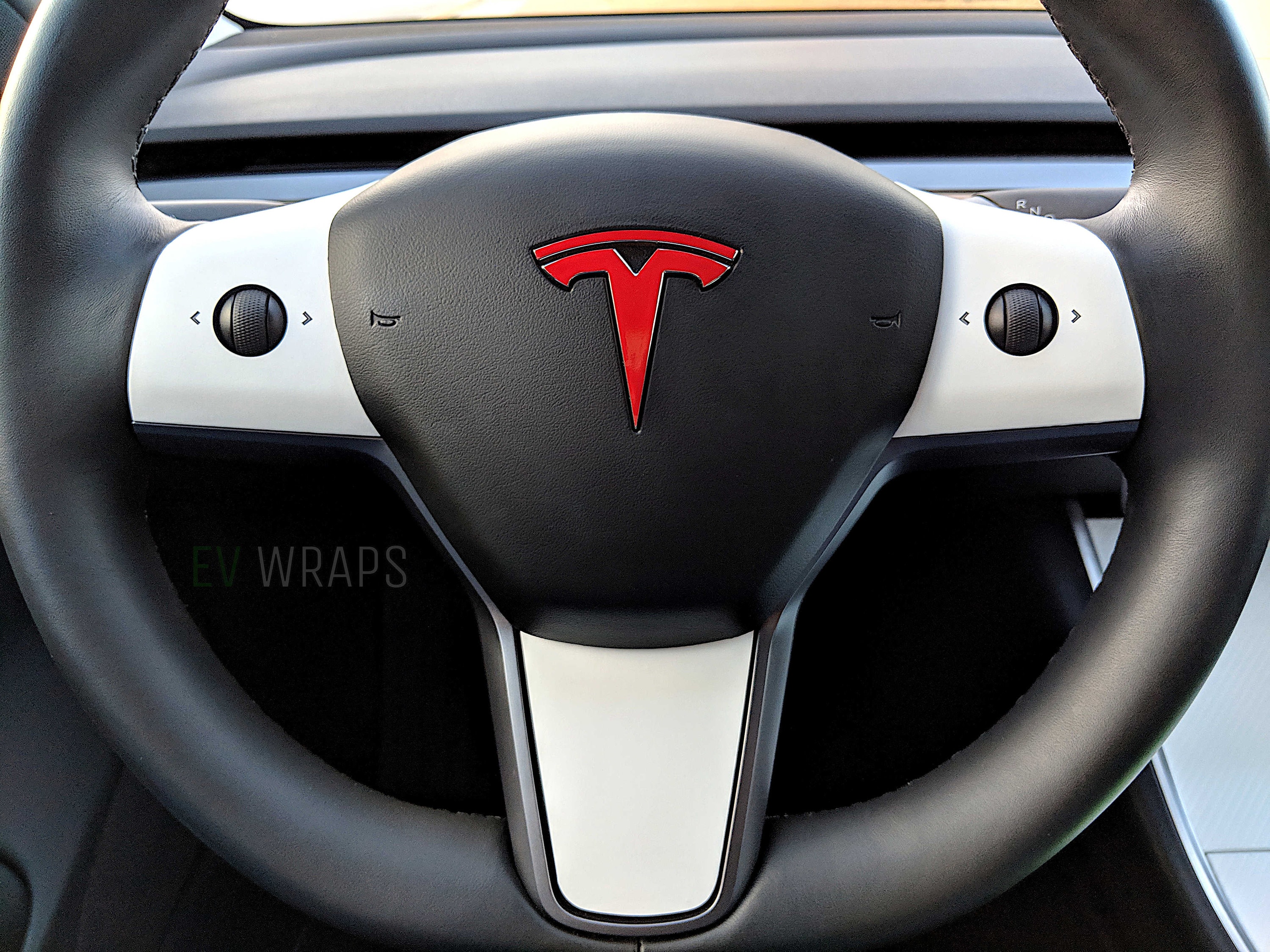 Tesla Model 3 / Model Y Steering Wheel Wrap Etsy