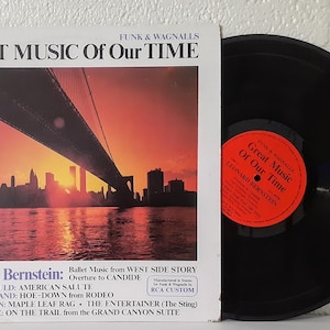 Leonard Bernstein – Great Music Of Our Time (Funk & Wagnalls – FW 402, 1977) Jazz, Classical NM-/VG+