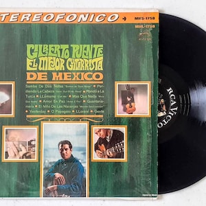 Gilberto Puente - El Mejor Guitarrista De Mexico (RCA Victor – MKS-1758 Vinyl LP, Mexico 1968) Latin, Pop, Bossa Nova