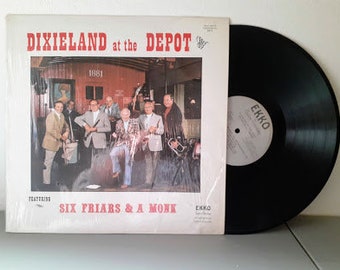 Six friars & a Monk - Dixieland At The Depot ( 1977) Vinyl LP Jazz, Dixieland
