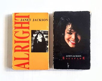 2 Janet Jackson Kassetten Singles ALRIGHT und ESCAPADE (1989) R & B