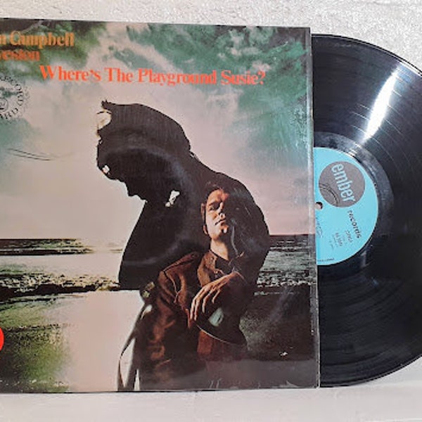 Glen Campbell – Galveston - Where's The Playground Susie? (Ember Records – NR 5044, UK 1969  LP) Folk Rock, Vocal, Ballad, Country