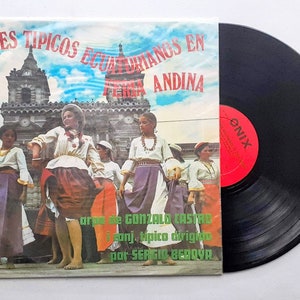 Gonzalo Castro I Conj. Típico, Sergio Bedoya – Aires Tipicos Ecuatorianos En Feria Andina (Vinyl LP Ecuador 1971) Latin, World, & Country