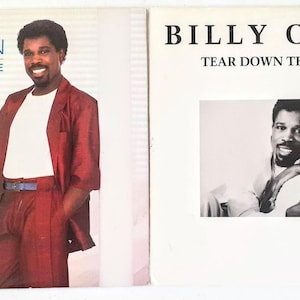Lot of 2 - Billy Ocean – Vinyl LPs Tear Down These Walls / Love Zone 1980s) R&B, Vocal