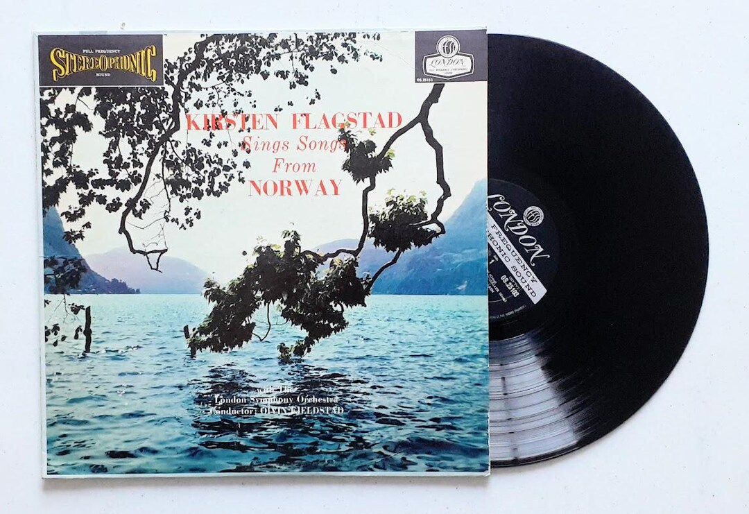 英LP Kirsten Flagstad, The London S Songs From Norway OS25103 London Records /00260 Kirsten Flagstad Sings Songs From Norway - London Symphony