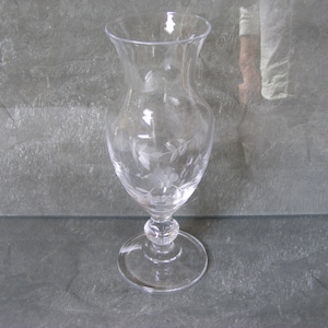 Cristal D&#39;Arques Vase, J.G.Durand, 1980&#39;s, Floral Design