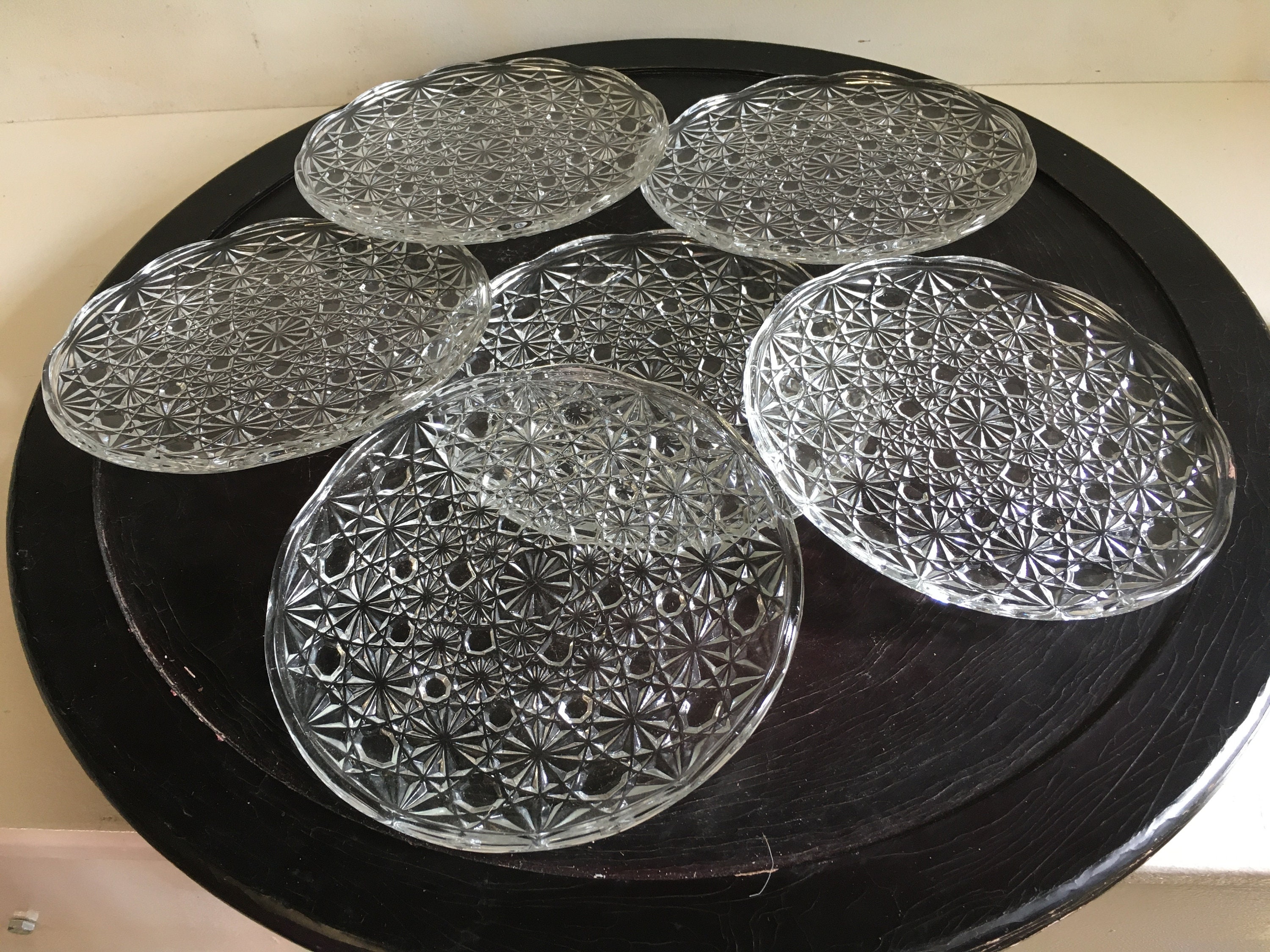 Luminarc, Made in France, Sous-Verres en Verre Coupé, Stand de Seau à Glace, Assiettes, Protecteurs 