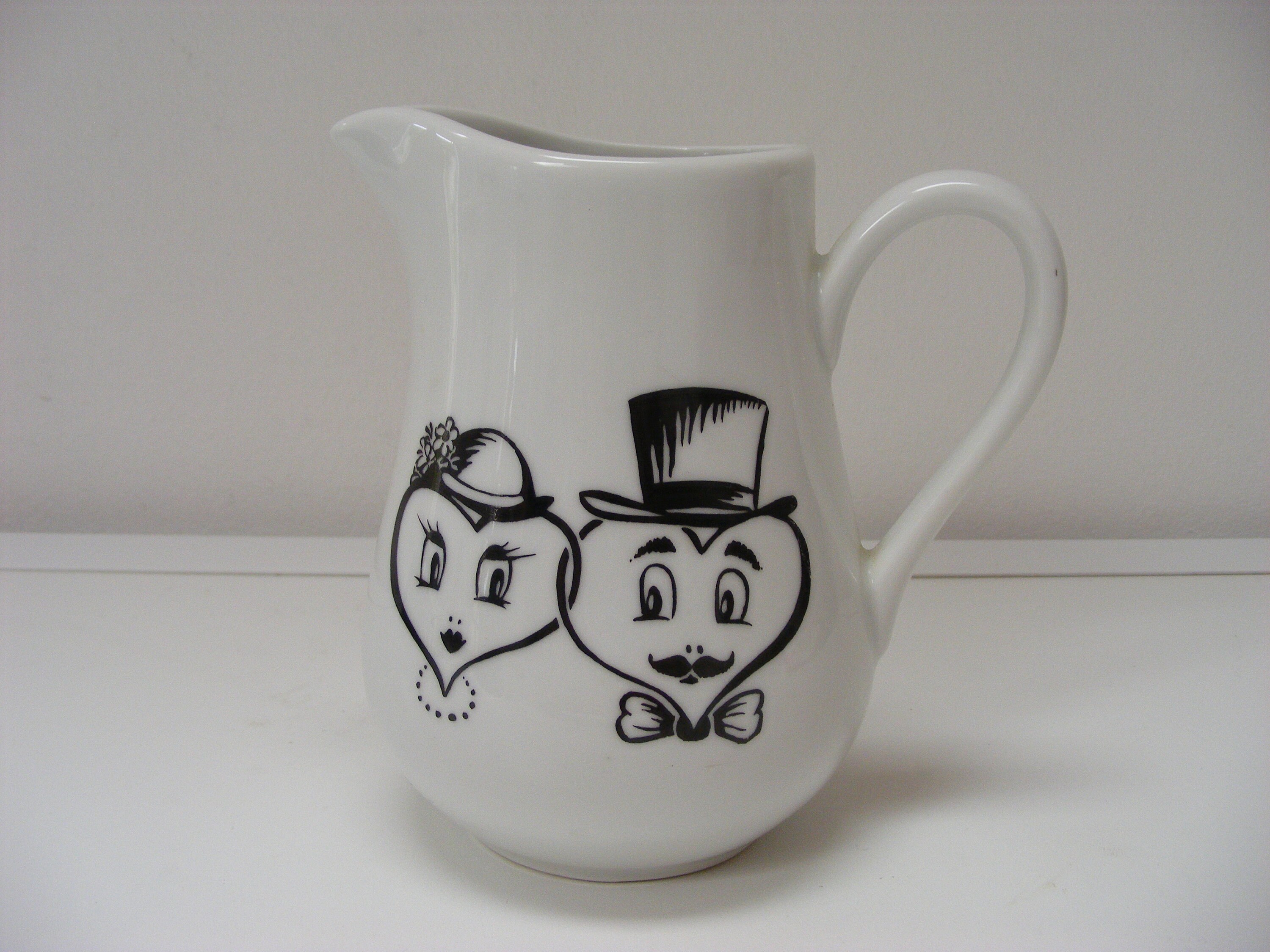 Pillivuyt Creamer/Milk Jug, Madame et Monsieur, Français Millésime