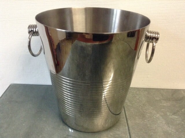 Champagne/Ice Bucket de Guy Degrenne. Inox, Français Vintage, Restaurant/Bistro/Bar/Home, Quality It